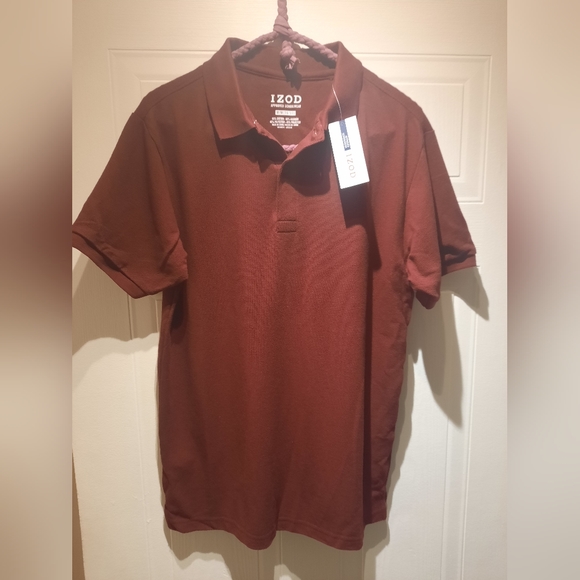 IZOD Uniform Men's Short-Sleeve Pique Polo - Picture 2 of 5